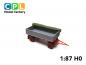 Preview: HW 80.11 ND Kippaufbau offene Plane grau rot